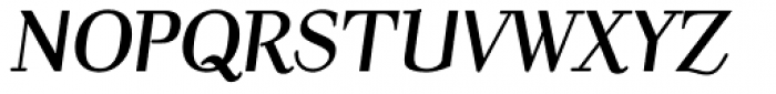 Bohemian Italic Font UPPERCASE