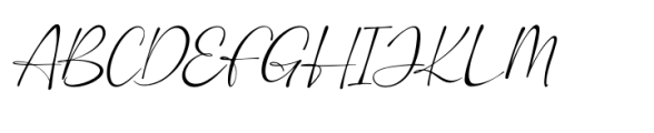 Bohemiya Felmirah Italic Font UPPERCASE