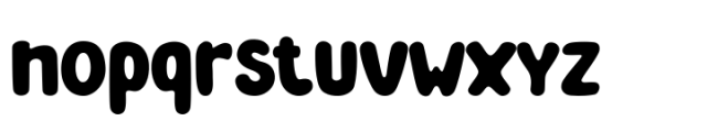 Bohlam Font LOWERCASE