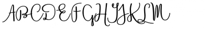 Boho Script Bold Font UPPERCASE