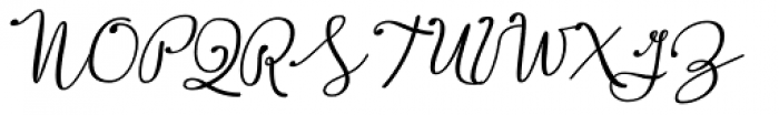Boho Script Drop Bold Italic Font UPPERCASE