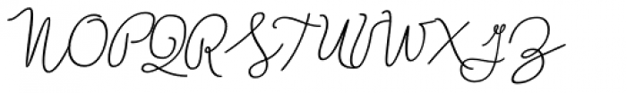 Boho Script Line Bold Italic Font UPPERCASE
