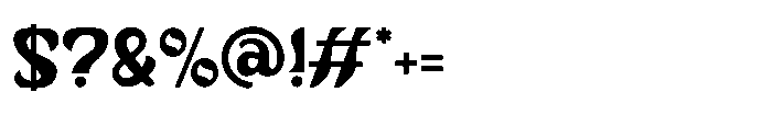 Boing Space Font OTHER CHARS