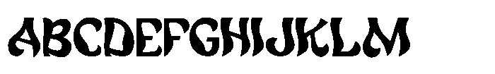 Boing Space Font UPPERCASE