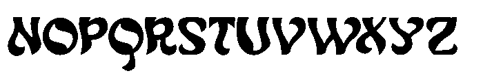 Boing Space Font UPPERCASE