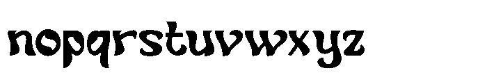 Boing Space Font LOWERCASE