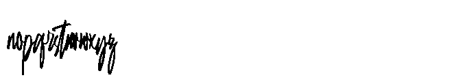 Bokathi Jhonathan Font LOWERCASE