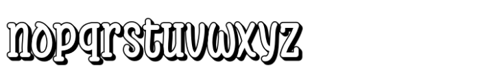 Bolatuk Shadow Font LOWERCASE