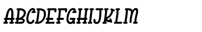 Bolatuk Slant Font UPPERCASE