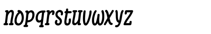 Bolatuk Slant Font LOWERCASE