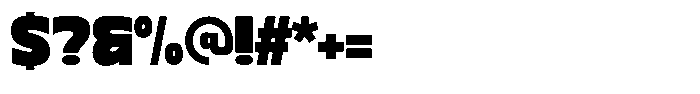 Bold Eater Font OTHER CHARS