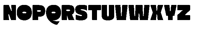 Bold Eater Font UPPERCASE