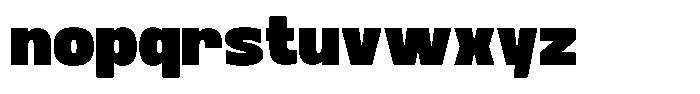 Bold Eater Font LOWERCASE