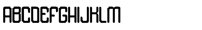 Bold Frame Regular Font UPPERCASE