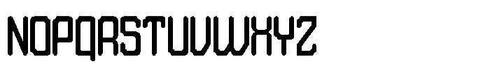 Bold Frame Regular Font UPPERCASE