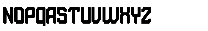Bold Frame Two Font UPPERCASE
