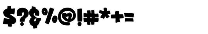 Bold Heart Font OTHER CHARS