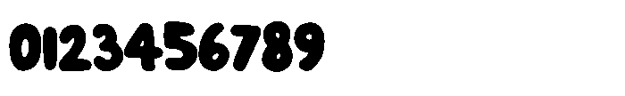 Bold Rounded Font OTHER CHARS