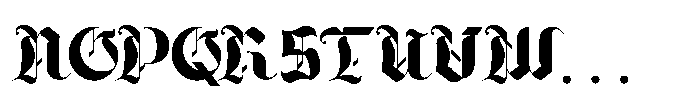 Bold Rune Reg Font UPPERCASE