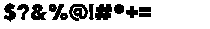 Boldeon Font OTHER CHARS