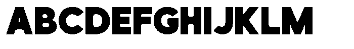 Boldeon Font UPPERCASE