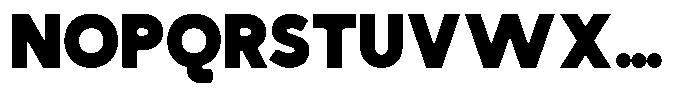 Boldeon Font UPPERCASE
