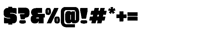 Boldet Font OTHER CHARS