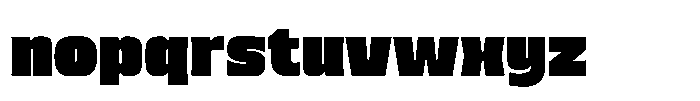 Boldet Font LOWERCASE