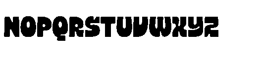 Boldfat Mighty Font UPPERCASE