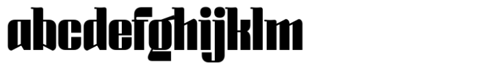 Boldgia Font LOWERCASE