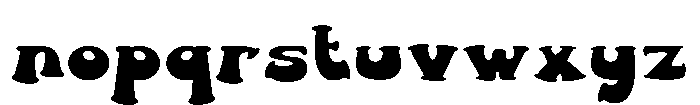 Boldin One Font LOWERCASE