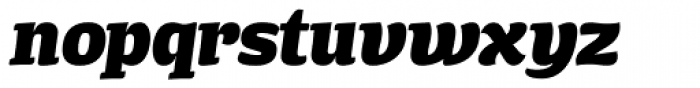 Boldina Serif Italic One Font LOWERCASE