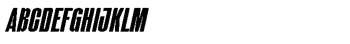 Boldmark Italic Font UPPERCASE