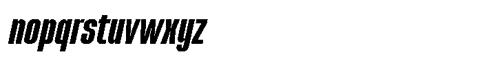 Boldmark Italic Font LOWERCASE