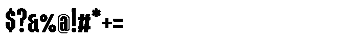 Boldmark Regular Font OTHER CHARS