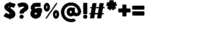Boldova Regular Font OTHER CHARS