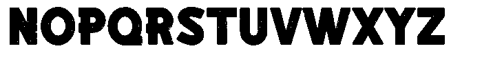 Boldova Rough Font UPPERCASE