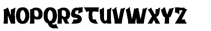 Boldra Font UPPERCASE