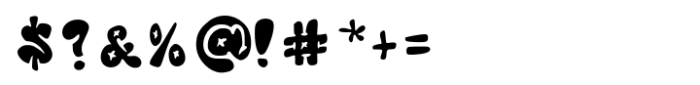 Boldrush Cutting Font OTHER CHARS