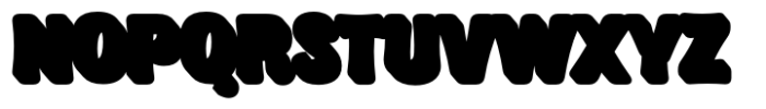 Boldry Display Extrude Font UPPERCASE