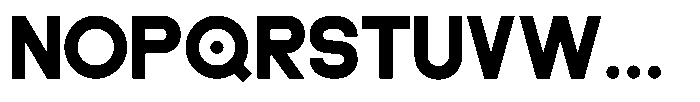 Boldy Clover Font LOWERCASE