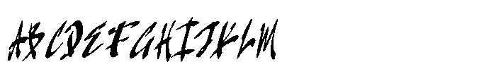 Boldy Restor Font UPPERCASE