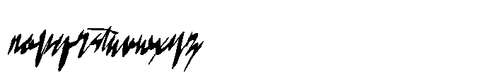 Boldy Restor Font LOWERCASE