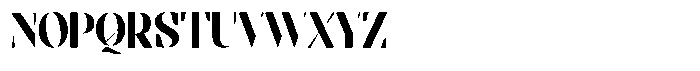 Bolegan Display Condensed Narrow Font UPPERCASE