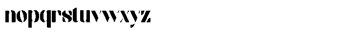 Bolegan Display Condensed Narrow Font LOWERCASE
