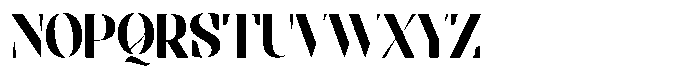 Bolegan Display Condensed Font UPPERCASE
