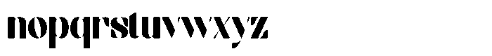 Bolegan Display Condensed Font LOWERCASE