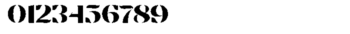 Bolegan Display Expanded Narrow Font OTHER CHARS