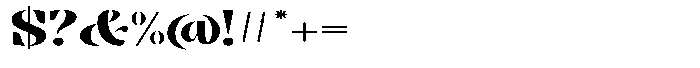Bolegan Display Expanded Narrow Font OTHER CHARS