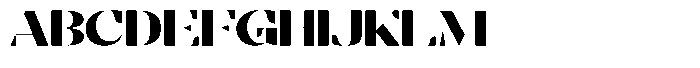Bolegan Display Expanded Narrow Font UPPERCASE